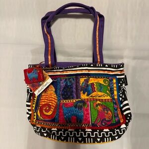 Laurel Burch's Dog Tails Patchwork purse